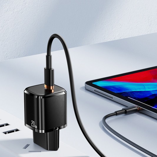 СЗУ Usams US-CC124 T36 20W Super Si (1USB-C) Черный - изображение 3