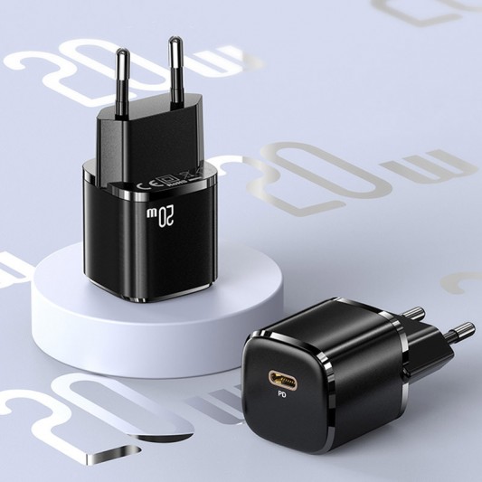 СЗУ Usams US-CC124 T36 20W Super Si (1USB-C) Черный - изображение 5