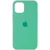 Чохол для Apple iPhone 13 Silicone Case Full Protective (AA) (Зелений / Spearmint)
