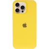 Чохол для iPhone 13 Pro Silicone Case Full Protective (Yellow)