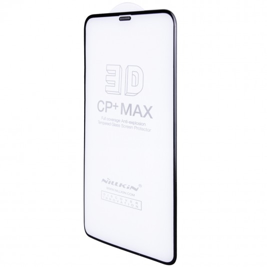 Захисне скло Nillkin (CP+ max 3D) (full glue) для Apple iPhone 11 Pro (5.8") / X (5.8")/XS (5.8") Чорний - зображення 1 