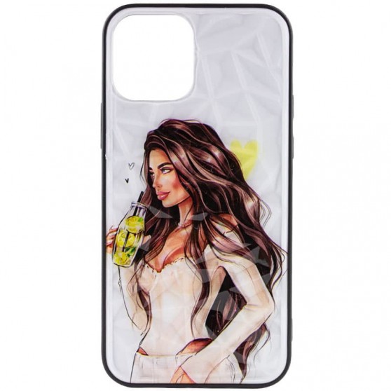 TPU+PC чехол Prisma Ladies для Apple iPhone 12 Pro / 12 (6.1") Yellow