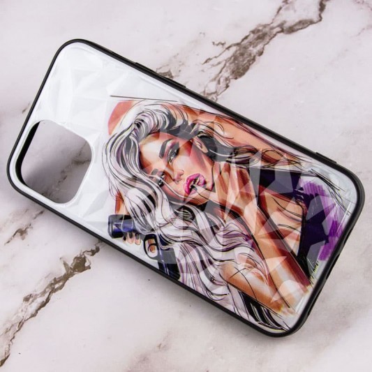 TPU+PC чохол Prisma Ladies для Apple iPhone 12 Pro Max (6.7") Purple - зображення 3 