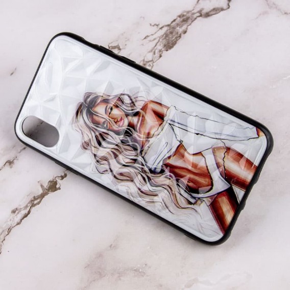 TPU + PC чохол Prisma Ladies для Apple iPhone XR (White)