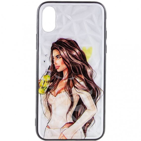 TPU+PC чехол Prisma Ladies для Apple iPhone XR (6.1") Yellow