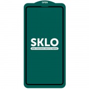 Защитное стекло SKLO 5D (тех.пак) для Apple iPhone 13 / 13 Pro / 14 / 16e (6.1") Черный
