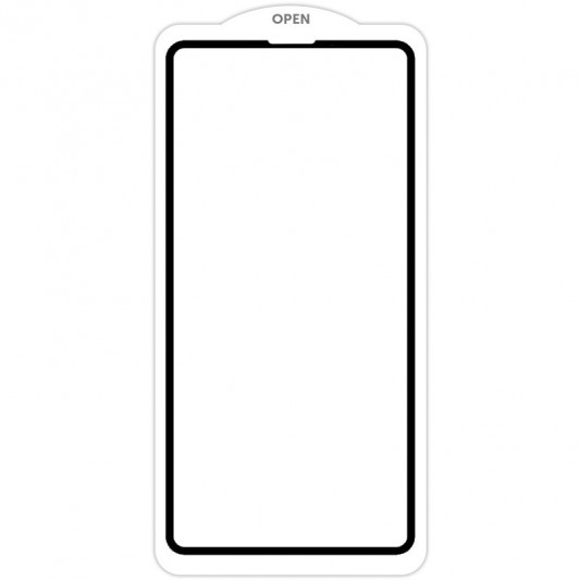 Захисне скло SKLO 5D (тех.пак) для Apple iPhone 13 Pro Max / 14 Plus (6.7") Чорний / Біла підкладка