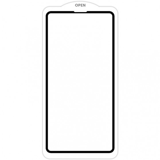 Захисне скло SKLO 5D (тех.пак) для Apple iPhone 13 Pro Max / 14 Plus (6.7") Чорний / Біла підкладка