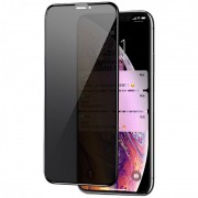 Защитное стекло Privacy 5D Matte (тех.пак) для Apple iPhone 11 / XR (6.1") Черный