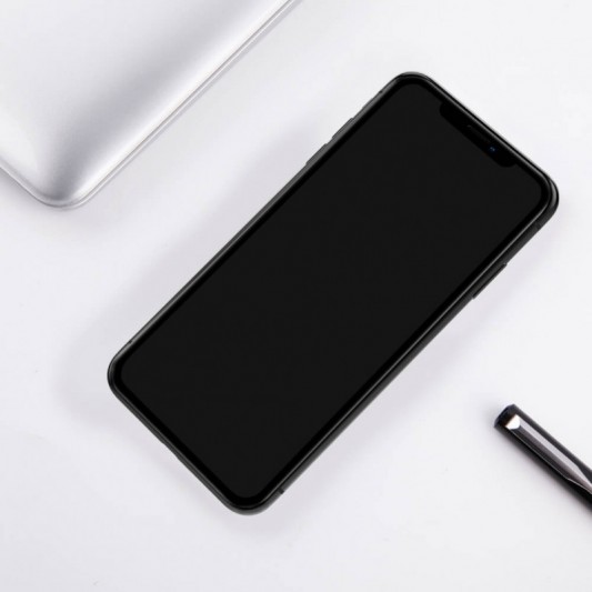 Захисне скло Nillkin (CP+ max 3D) (full glue) для Apple iPhone 11 (6.1") / XR (6.1") Чорний - зображення 6 