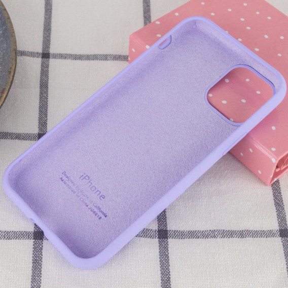 Чохол Silicone Case Full Protective (AA) для Apple iPhone 11 Pro (5.8 "") (Бузковий / Dasheen)