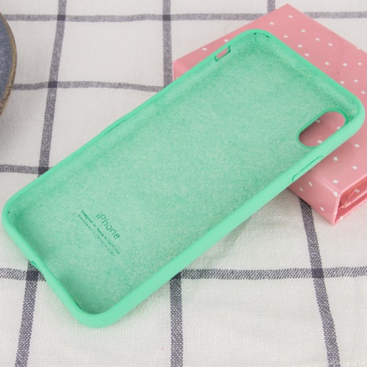 Чохол Silicone Case Full Protective (AA) для Apple iPhone XR (6.1") Зелений / Spearmint - зображення 2 