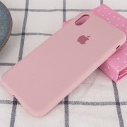 Чохол Silicone Case Full Protective (AA) для Apple iPhone XR (Рожевий / Pink Sand)
