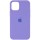 Чохол Silicone Case Full Protective (AA) для Apple iPhone 12 Pro Max (6.7") Бузковий / Dasheen