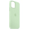 Чохол Silicone Case Full Protective (AA) для Apple iPhone 12 Pro Max (Зелений / Pistachio)