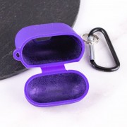 Силіконовий футляр з мікрофіброю для навушників Airpods 1/2 (Фіолетовий / Ultra Violet)