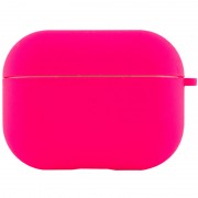 Силиконовый футляр с микрофиброй для наушников Airpods Pro