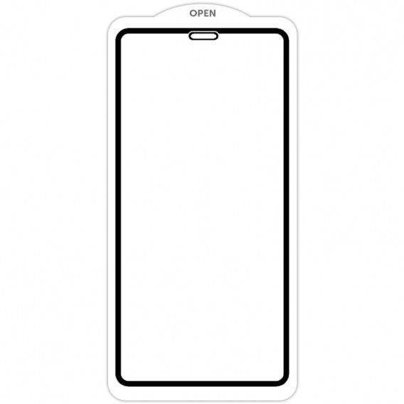 Захисне скло SKLO 5D (тех.пак) для Apple iPhone 12 Pro Max (6.7") Чорний / Біла підкладка