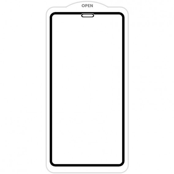 Защитное стекло для iPhone 11 / XR SKLO 5D (Black)