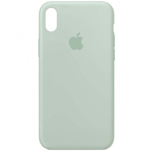 Чохол Silicone Case Full Protective (AA) для Apple iPhone X / XS (5.8") Бірюзовий / Beryl