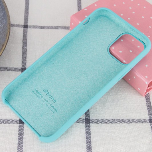 Чохол Silicone Case (AA) для Apple iPhone 11 Pro (5.8") Бірюзовий / Turquoise - зображення 2 