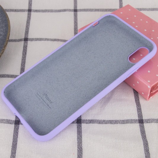 Чохол Silicone Case Full Protective (AA) для Apple iPhone XR (6.1") Бузковий / Dasheen - зображення 2 