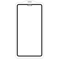 Захисне скло SKLO 5D (тех.пак) для Apple iPhone 12 Pro / 12 (6.1") Чорний / Біла підкладка