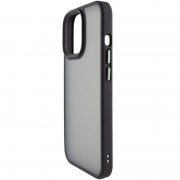 TPU + PC чохол Metal Buttons для Apple iPhone 13 Pro Max (Чорний)