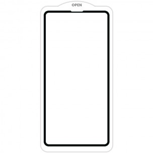 Захисне скло SKLO 5D (тех.пак) для Apple iPhone 13 mini (5.4") Чорний / Біла підкладка