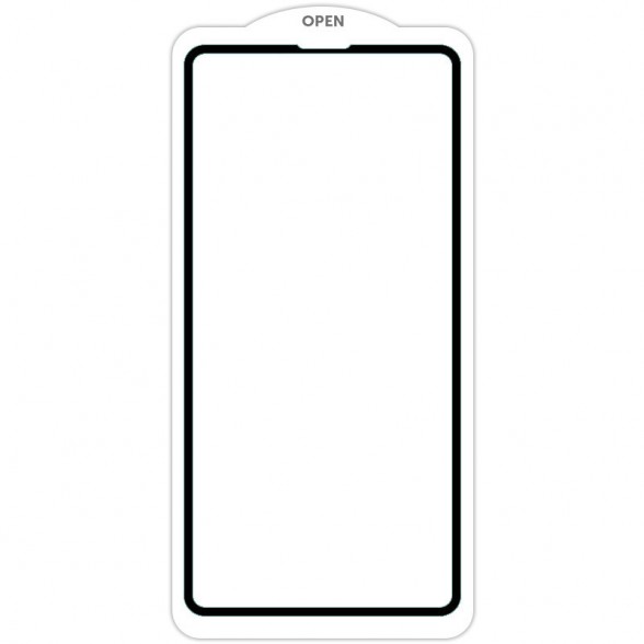 Захисне скло SKLO 5D (тех.пак) для Apple iPhone 13 mini (5.4") Чорний / Біла підкладка