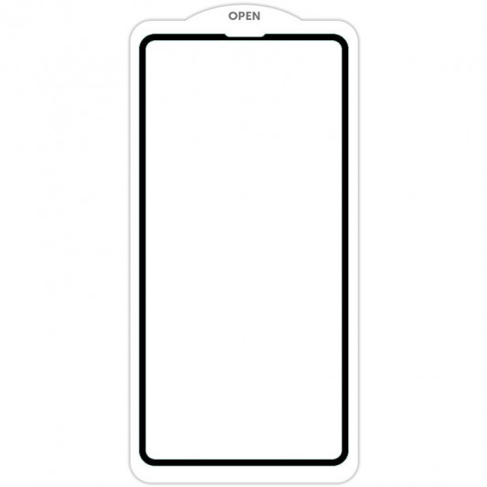 Захисне скло SKLO 5D (тех.пак) для Apple iPhone 13 mini (5.4") Чорний / Біла підкладка