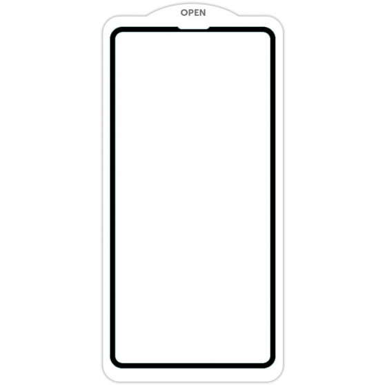 Захисне скло SKLO 5D (тех.пак) для Apple iPhone 13 mini (5.4") Чорний / Біла підкладка