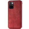 Шкіряний чохол книжка для Xiaomi Redmi 10 GETMAN Cubic (PU) (Червоний)
