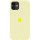 Чехол Silicone Case Full Protective (AA) для Apple iPhone 11 (6.1") Желтый / Mellow Yellow
