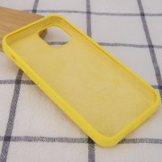Чохол для iPhone 12 Pro Max Silicone Case Full Protective (AA) (Жовтий / Yellow)
