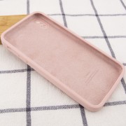 Чохол для iPhone XS Silicone Case Square Full Camera Protective (AA) (Рожевий / Pink Sand)
