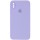 Чехол Silicone Case Square Full Camera Protective (AA) для Apple iPhone X / XS (5.8") Сиреневый / Dasheen