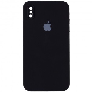 Чехол Silicone Case Square Full Camera Protective (AA) для Apple iPhone XS (5.8