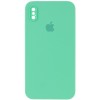 Чехол Silicone Case Square Full Camera Protective (AA) для Apple iPhone XS (5.8"")