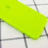 Чохол для iPhone XR Silicone Case Square Full Camera Protective (AA) (Салатовий / Neon green)