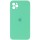 Чехол Silicone Case Square Full Camera Protective (AA) для Apple iPhone 11 Pro (5.8") Зеленый / Spearmint
