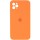 Чохол Silicone Case Square Full Camera Protective (AA) для Apple iPhone 11 Pro (5.8") Помаранчевий / Papaya