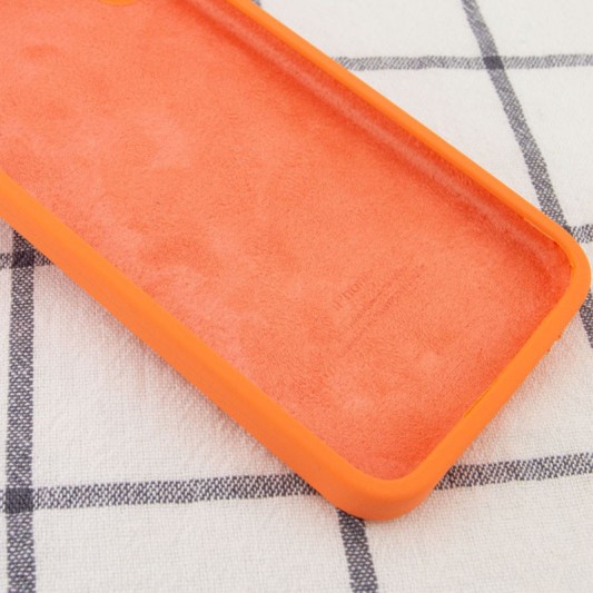 Чохол Silicone Case Square Full Camera Protective (AA) для Apple iPhone 11 Pro (5.8") Помаранчевий / Papaya - зображення 3 