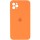 Чехол Silicone Case Square Full Camera Protective (AA) для Apple iPhone 11 Pro (5.8") Оранжевый / Papaya