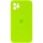 Чехол Silicone Case Square Full Camera Protective (AA) для Apple iPhone 11 Pro (5.8") Салатовый / Neon green