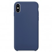 Чохол Silicone Case without Logo (AA) для Apple iPhone XS Max (6.5") Синій /  Blue Cobalt
