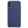 Чехол Silicone Case without Logo (AA) для Apple iPhone XS Max (6.5") Синий /  Blue Cobalt