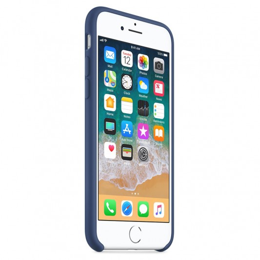 Чехол Silicone Case without Logo (AA) для Apple iPhone XS Max (6.5") Синий /  Blue Cobalt - изображение 2