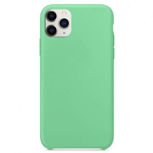 Чехол Silicone Case without Logo (AA) для Apple iPhone 11 Pro (5.8") Зеленый / Spearmint