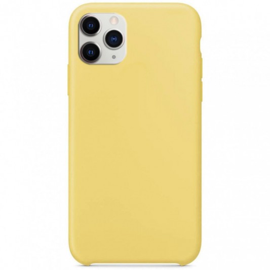 Чехол Silicone Case without Logo (AA) для Apple iPhone 11 Pro (5.8") Желтый / Yellow
